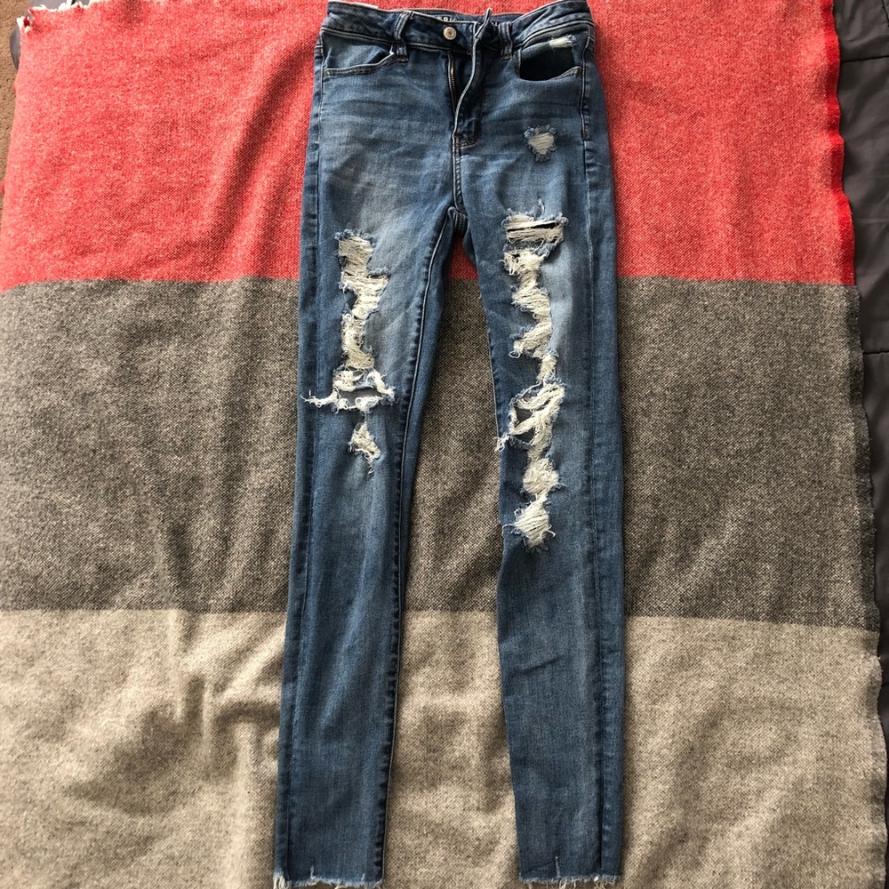 American Eagle Ripped Jeggings